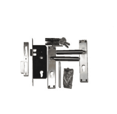 Slotset - Inox - UIT-60 voor houten tuinpoorten