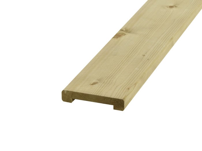 Afdeklat U-vorm 45 x 70mm - Lengte 450cm