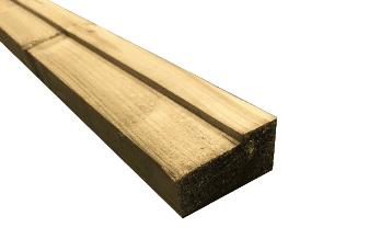 Houten T-lat 32/23-34/22mm x L. 1800mm voor tuinschermscherm