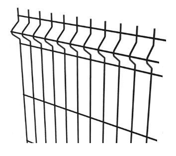 Staalmatpanelen type 3D, H.103cm (5mm - 50/200mm)