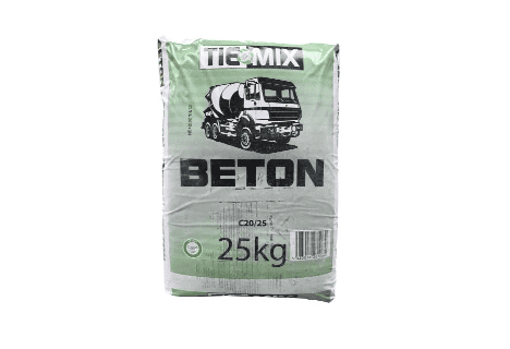 Tiemix Betonspecie C20/25 in PE zak (25 kg/zak)