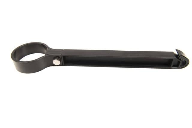Afstandisolator met haak PVC diam. 60mm - Lengte 250mm (ZWART)