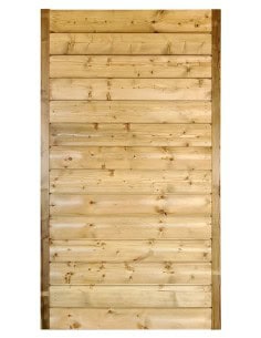 Enkele houten draaipoort afm. Br. 100cm x H. 180cm, type SOLIDE