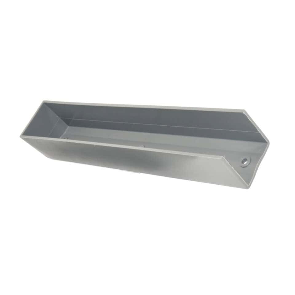 Betonplaathouder PVC U-model L. 380mm (GRIJS)