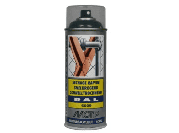 Spuitbus Motip Acryl Industrial HG / M7123 (400 ml) - RAL 6009 Dennen groen
