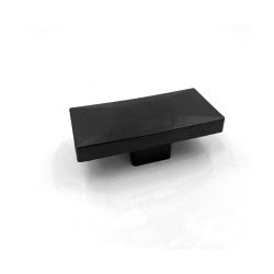 Dop voor H-Gleufpaal 42/90mm - ZWART