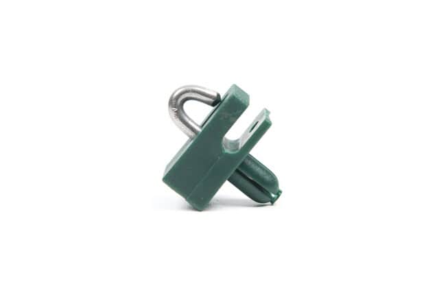 Spandraadhouder PA met RVS nagel diam. 8mm