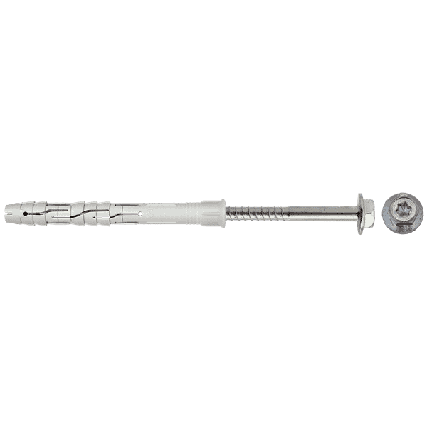 Raamplug + Zeskantschroef T40 10x120 Nzn