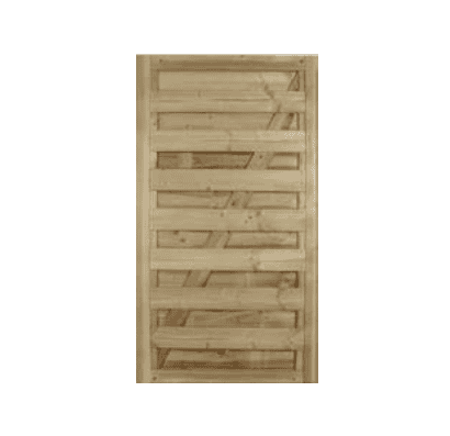 Enkele houten draaipoort afm. Br. 100cm x H. 180cm, type ZWAAR