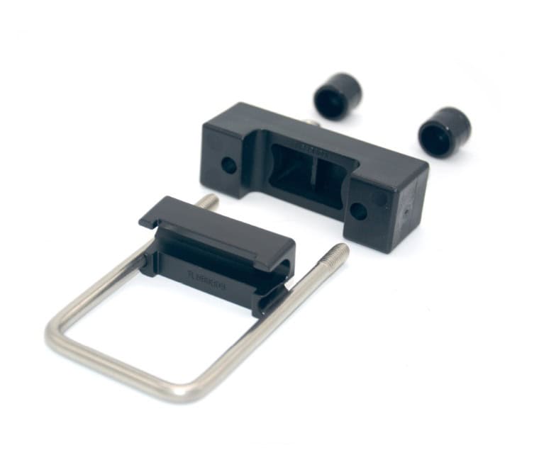 Beugel RVS 60/60mm - M6 ZWART