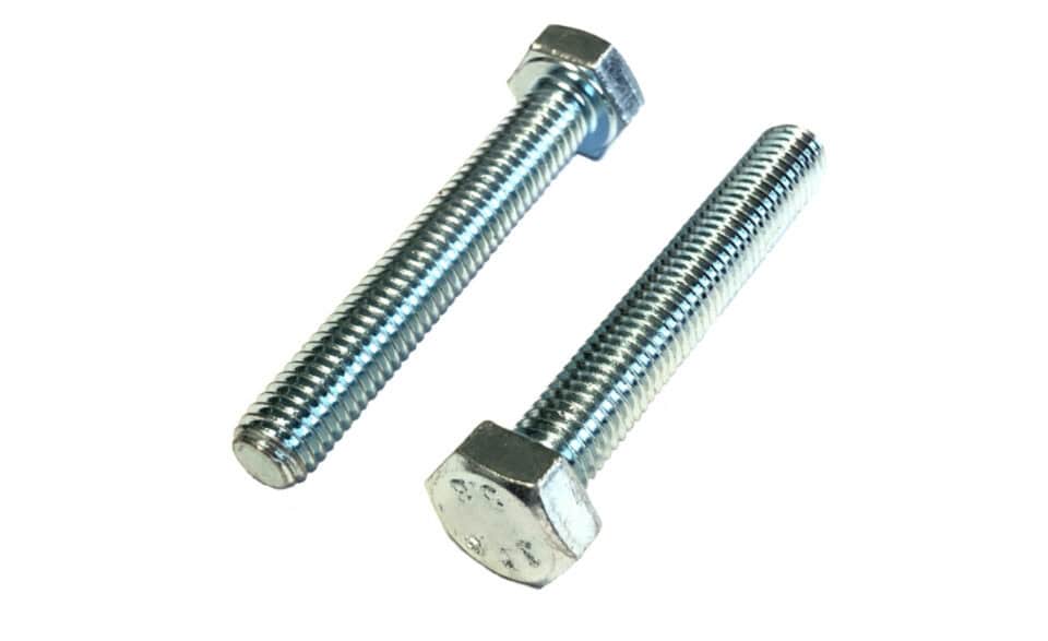 Zeskanttapbout M12 x 100mm verzinkt - DIN933 (volle draad)