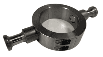 Stalen klemring uit 2 halve manen diam. 98,5x30mm + 2 studs diam. 25mm