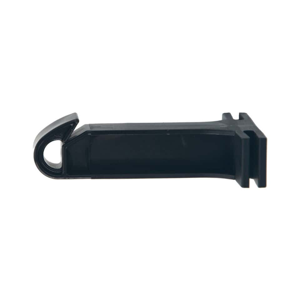 Afstandisolator met haak PVC voor staalmatten - Lengte 100mm (ZWART)