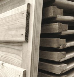 Houten tuinschermen