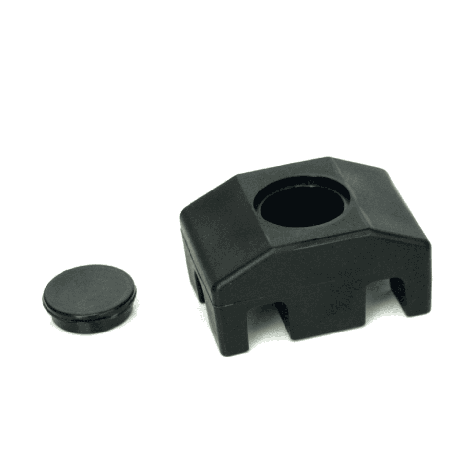 Paneelklem B40mm incl. afdekdopje ZWART