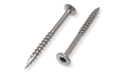 Inox hardhoutschroef 4/40mm